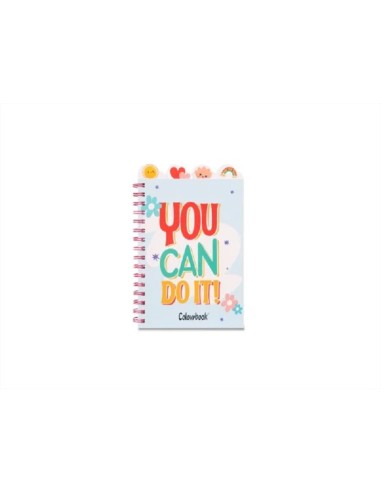 NOTEBOOK GOOD VIBES COLOURBOOK - A6 - YOU CAN DO IT