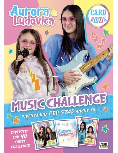 CARD BOOK AURORA E LUDOVICA - MUSIC CHALLENGE