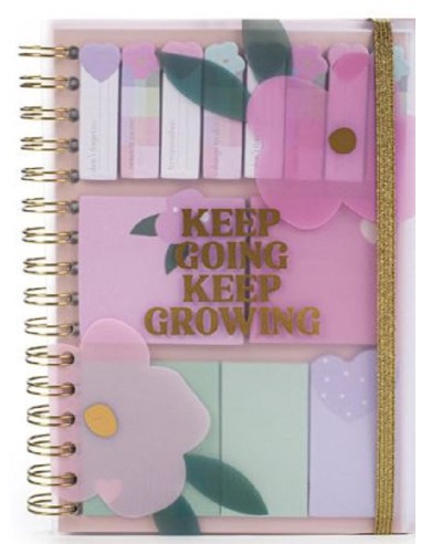 NOTEBOOK A5 CON STICKY NOTES TRI-COASTAL