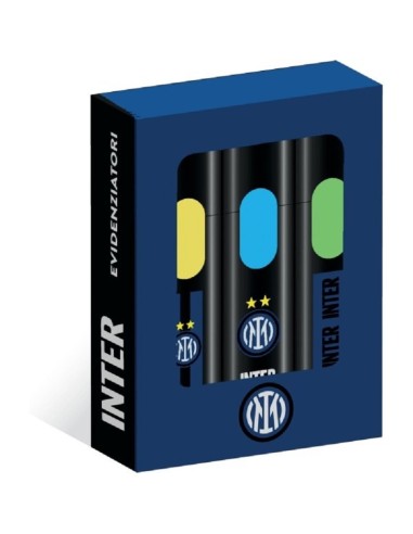 SET 3 EVIDENZIATORI INTER