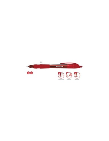 PENNA A SCATTO MITAMA SEMI-GEL - ROSSA