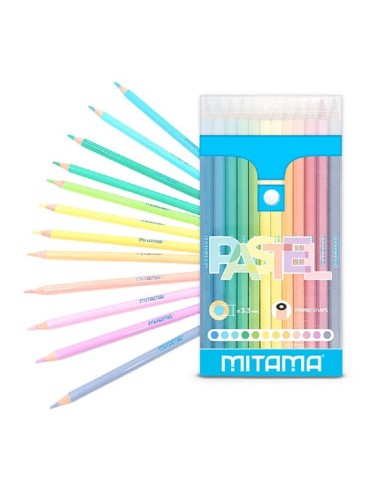 PASTELLI TONDI PASTEL MITAMA - SET 12 PEZZI