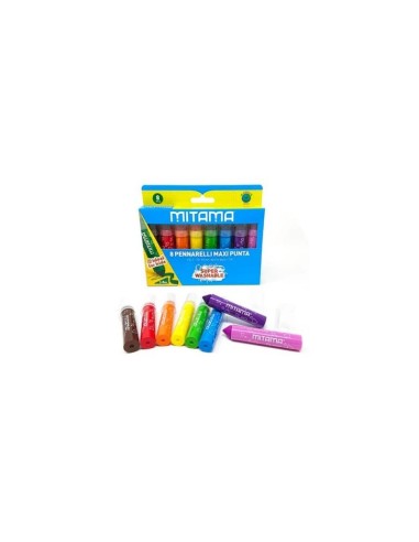 PENNARELLI JUMBO MAXI MITAMA - SUPER LAVABILI 8 PEZZI