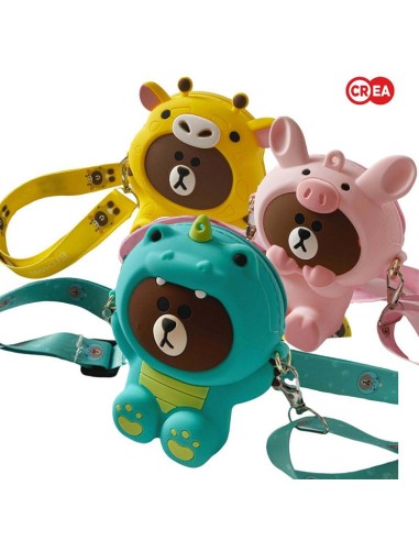 CUTY MINI TRACOLLINA LINE FRIENDS - ORSETTO DRAGHETTO