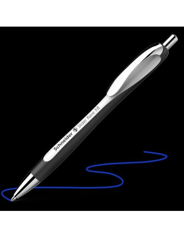 PENNA A SFERA SCHNEIDER SLIDER RAVE B/WHITE EDITION XB- INCHIOSTRO BLU