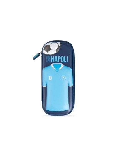ASTUCCIO PORTAPENNE RIGIDO SSC NAPOLI - BLU 