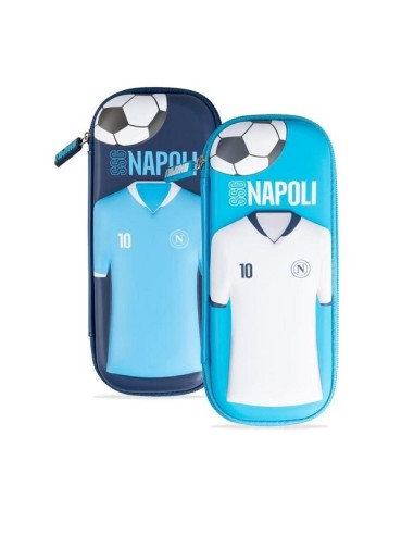 ASTUCCIO PORTAPENNE RIGIDO SSC NAPOLI - AZZURRO