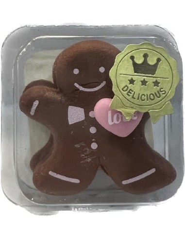 GOMMA DA CANCELLARE DOLCETTI COLLEZIONABILI - OMINO DI PAN DI ZENZERO 