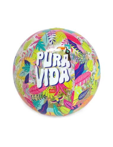 PALLA DA SPIAGGIA GONFIABILE - GLITTER BEACH BALL - PURA VIDA