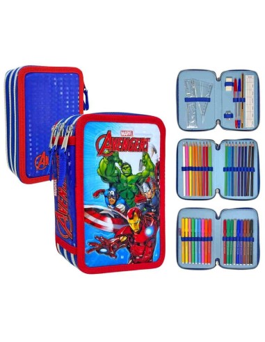 ASTUCCIO 3 ZIP 18+18 COPERTINA 3D - AVENGERS