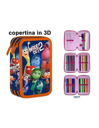 ASTUCCIO 3 ZIP 18+18 COPERTINA 3D - INSIDE OUT