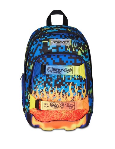 ZAINO DUAL SEVEN - SCRIBBLED FLAME