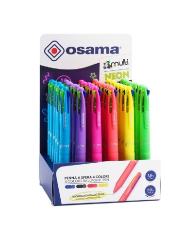 PENNA 4 COLORI NEON OSAMA 