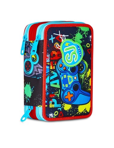 ASTUCCIO 3 ZIP SJ GANG - GAME LED BOY
