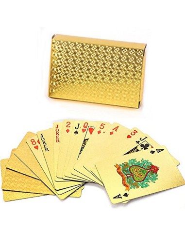 CARTE FRANCESI DORATE 1 MAZZO 