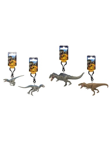 JURASSIC WORLD PORTACHIAVI A DINOSAURO DA COLLEZIONE