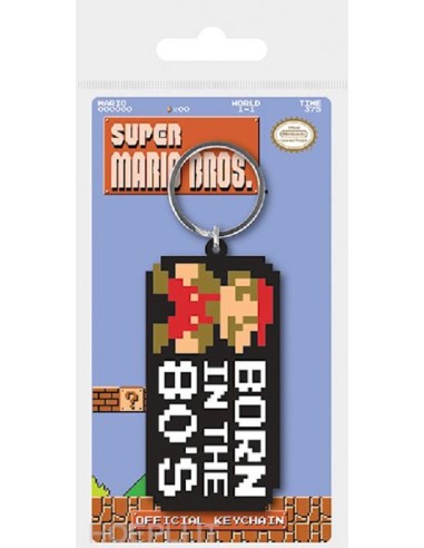 PORTACHIAVI SUPER MARIO BROS ''BORN IN THE 80'S