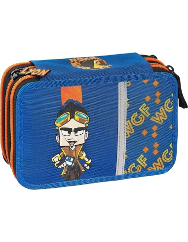 ASTUCCIO ACCESSORIATO CON 3 ZIP - LYON GAMER 