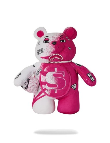 ZAINO SPRAYGROUND PINK VANDAL TEDDY BEAR
