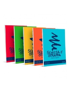 SCHIZZA E STRAPPA A4 - 150 FOGLI BIANCHI DI CARTA...