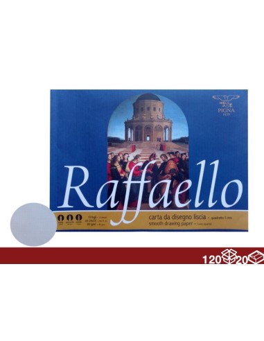 RAFFAELLO CARTA DA DISEGNO LISCIA - 10 FOGLI 24x33cm