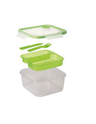 LUNCH BOX QUADRATO CON POSATE