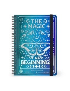 QUADERNO A RIGHE CON SPIRALE - FOGLIO A5 - MOTH