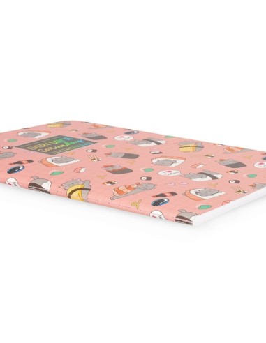 QUADERNO A RIGHE - FOGLIO B5 - SUSHI CAT