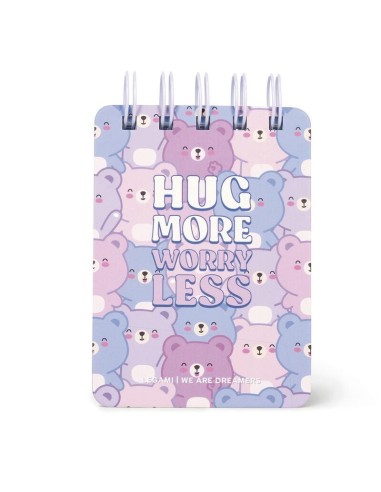 BLOCK-NOTES - MINI - SPIRAL NOTEPAD - TEDDY BEAR