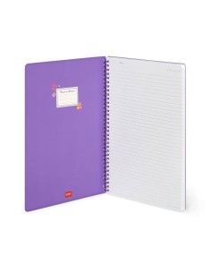 QUADERNO A RIGHE CON SPIRALE - FOGLIO A4 - FLOWERS 2