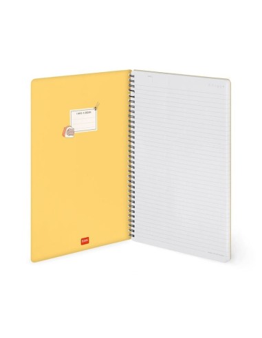 QUADERNO A RIGHE CON SPIRALE - FOGLIO A4 -...