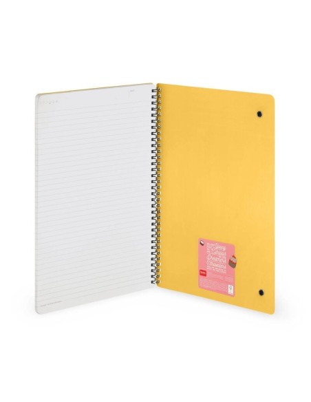 QUADERNO A RIGHE CON SPIRALE - FOGLIO A4 - SUSHICAT