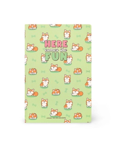 QUADERNO A RIGHE - MEDIUM - FOGLIO A5 - CORGI