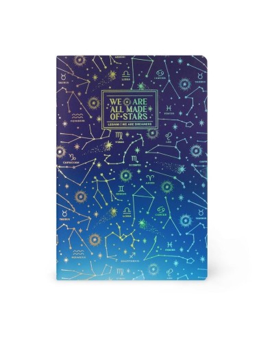 QUADERNO FOGLIO BIANCO - FORMATO A5 - STARS