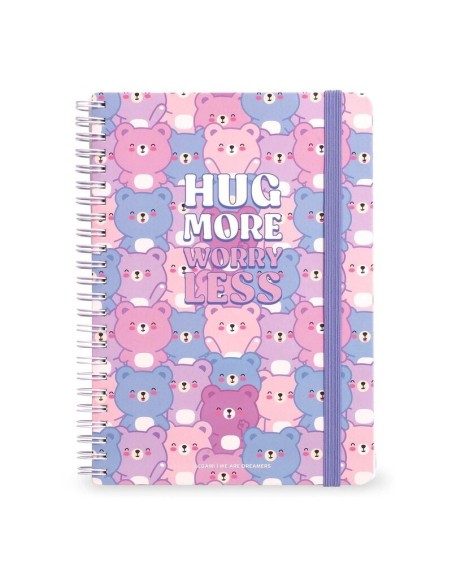 QUADERNO A RIGHE CON SPIRALE - FOGLIO A4 - TEDDY BEAR