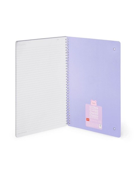 QUADERNO A RIGHE CON SPIRALE - FOGLIO A4 - TEDDY BEAR
