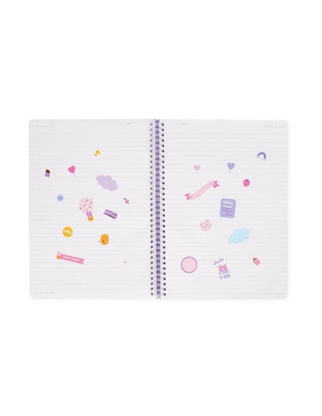 QUADERNO A RIGHE CON SPIRALE - FOGLIO A4 - TEDDY BEAR