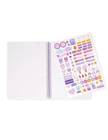 QUADERNO A RIGHE CON SPIRALE - FOGLIO A4 - TEDDY BEAR