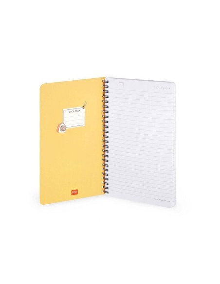 QUADERNO A RIGHE CON SPIRALE - FOGLIO A5 - SUSHICAT