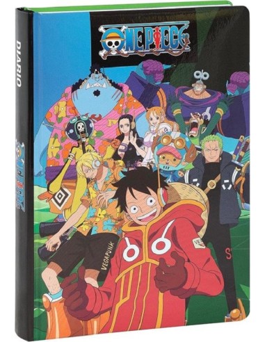 DIARIO 12 MESI NON DATATO VERDE ONE PIECE