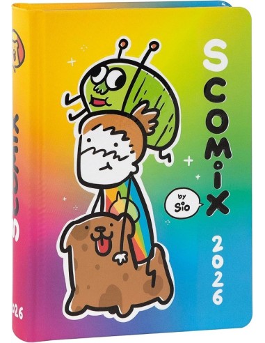 DIARIO SCOMIX MEDIUM 16M GIORNALIERO - DISEGNO