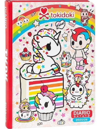 DIARIO TOKIDOKI 12M GIORNALIERO - ROSSO