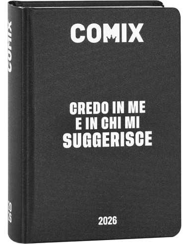 DIARIO COMIX 16M GIORNALIERO MIGNON - BLACK&WHITE