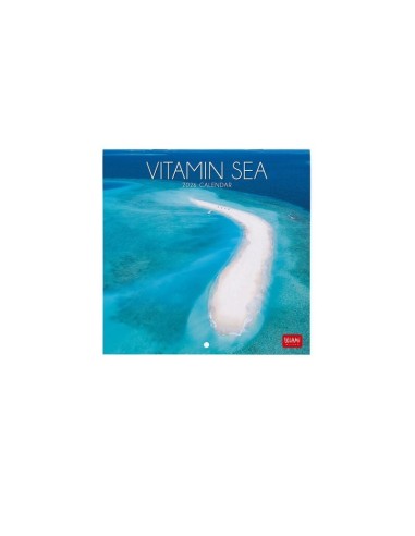CALENDARIO DA PARETE 2026 - 18X18CM - VITAMIN SEA