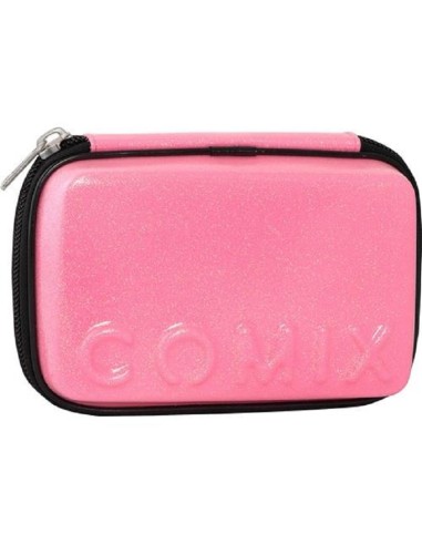 ASTUCCIO MAXI ZIP COMIX GLITTER - ROSA