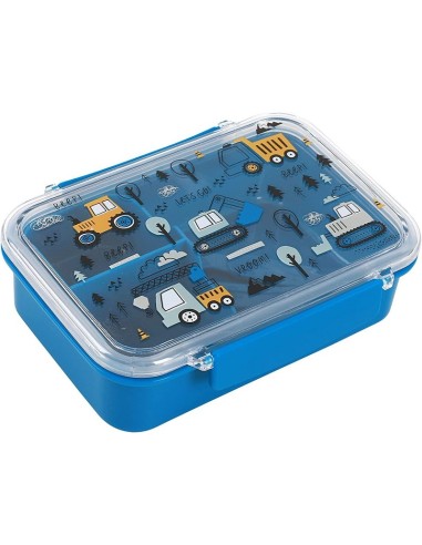 LUNCH BOX CON DIVISORIO E POSATE - CAMION