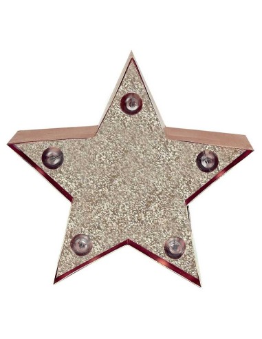 MINI DECORATIVE LIGHT - STAR WITH GLITTER