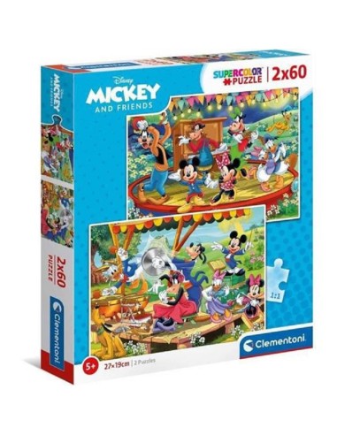 PUZZLE DISNEY MICKEY AND FRIENDS 2X60 PEZZI