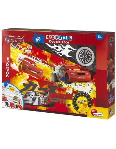 PUZZLE CARS 2 IN 1 DA COLORARE 60 PEZZI 