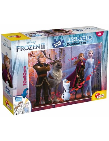 PUZZLE DISNEY FROZEN II 2 IN 1 DA COLORARE 108 PEZZI